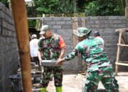 Satgas TMMD 123 Bondowoso Percepat Renovasi Rumah Bapak Mahwar, Capai 50%