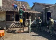 Rumah Tak Layak Huni Dibongkar, Satgas TMMD 123 Kodim 0822 Bondowoso Bangun Hunian Layak untuk Warga