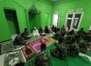 Momen Haru! Satgas TMMD 123 Bondowoso Shalat Tarawih Dan Tadarus Bersama Warga