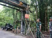 Gapura TMMD ke-123 Kodim 0822 Bondowoso Hampir Selesai, Warga Gunosari Sambut Antusias