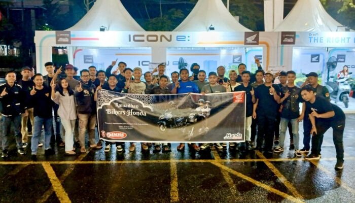 Berbagi Kebaikan Ala Komunitas Honda Samarinda dan Bontang Lewat Ramadhan Bikers Honda