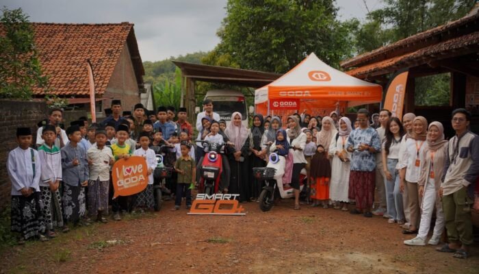 Energi Kebaikan Ramadan, GODA Sepeda Listrik Berbagi Kebahagiaan dengan Anak Panti Asuhan