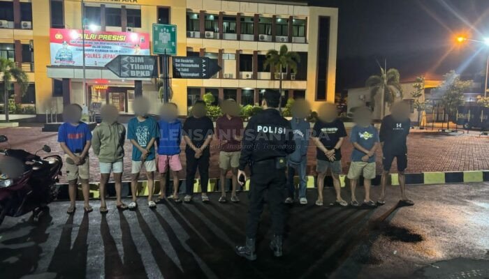 Polisi Ringkus Sekelompok Pemuda di Jepara saat Konvoi Motor dan Pesta Miras