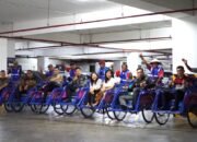 Aston Hotel: Wisata Becak Nostalgia di Madiun, Hadir dengan Konsep CSR