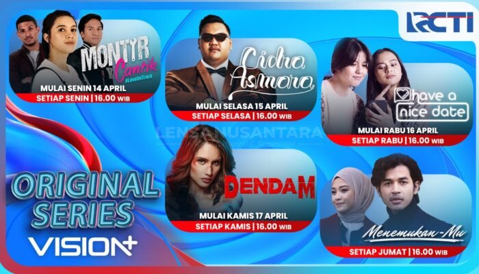 Original Series Vision+ Hadir di RCTI: 5 Kisah Seru Tiap Sore, Mulai 10 April!