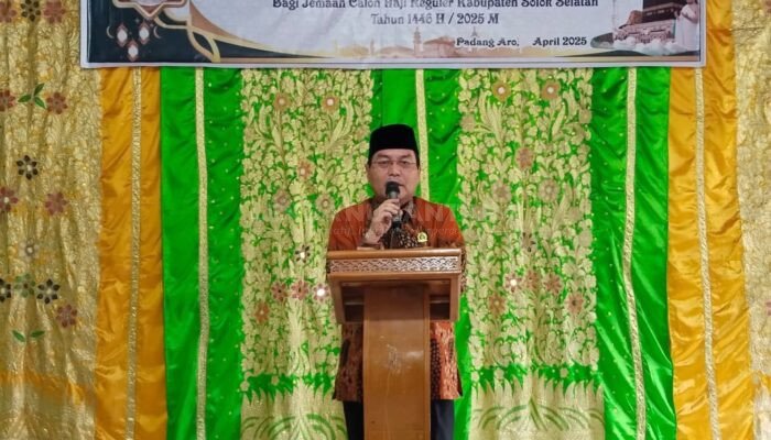 Kakanwil Kemenag Sumbar, Mahyudin Bekali Calhaj Kabupaten Solok Selatan