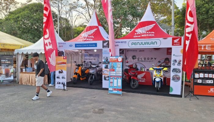 Sepeda Motor Listrik Honda Hadir Meriahkan Anniversary BOTS Runners Indonesia