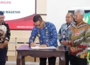 Pemkab Magetan Terima Bantuan CSR Lampu Hias Trotoar dari Bank Jatim