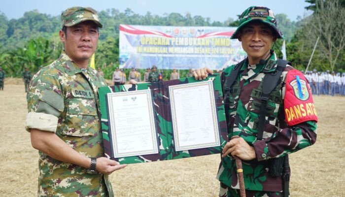 Upacara Pembukaan TMMD ke-124 Kodim 0422 LB Resmi Digelar di Kabupaten Pesisir Barat