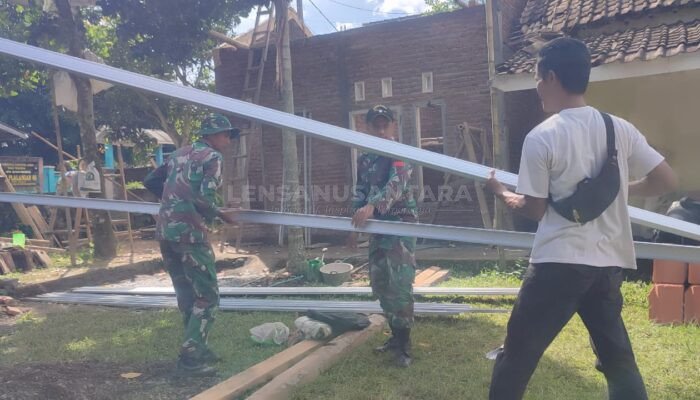 Bahagia, Marbot Masjid Rumahnya di Bangun Lewat Program TMMD ke-124 Kodim 0824 Jember