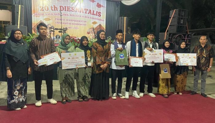 Membanggakan, SMKN 1 Tapen Menyabet Dua Gelar Juara dalam Ajang Lomba Dies Natalis Universitas Bondowoso