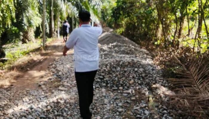 Pemdes Bangun Jiwa Kaur Mulai Kerjakan Fisik Rabat Beton