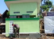 Sasaran Fisik Program TMMD ke-124 Jember Progres MCK Masjid Darus Salam Capai 80 Persen