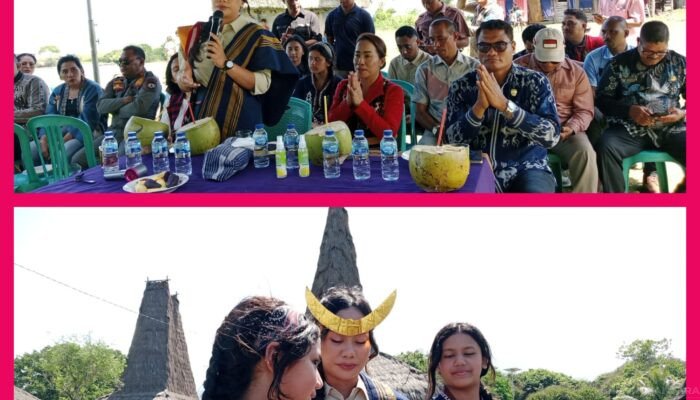 Staf Khusus Utusan Presiden RI Bidang Pariwisata Kunjungi Wisata Kampung Adat Rate Ngaroh bersama Pemda SBD