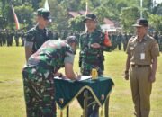 Kasdam V/Brw Tutup TMMD ke-124 Kodim0824 Jember, Semangat Gotong Royong TNI dan Masyarakat