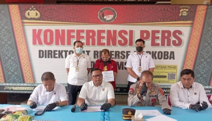 Polda Sumsel Ringkus Kurir Narkoba di Palembang Amankan 11 Kg Shabu-shabu