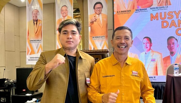 Sisman Sidi Kembali Dipercaya Pimpin Hanura Kabupaten Kaur Priode 2025-2030