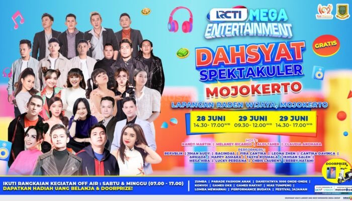 Dahsyat Spektakuler Hadir di Mojokerto: Dua Hari Non Stop Hiburan, Armada hingga Cantika Davinca, Festival Budaya dan Pesta Rakyat Terbesar Tahun Ini!