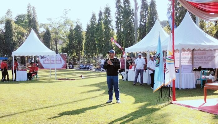Pemkab Ngawi Adakan Festival Olahraga Tradisional di Moment Ahad Pahingan Disparpora Ngawi