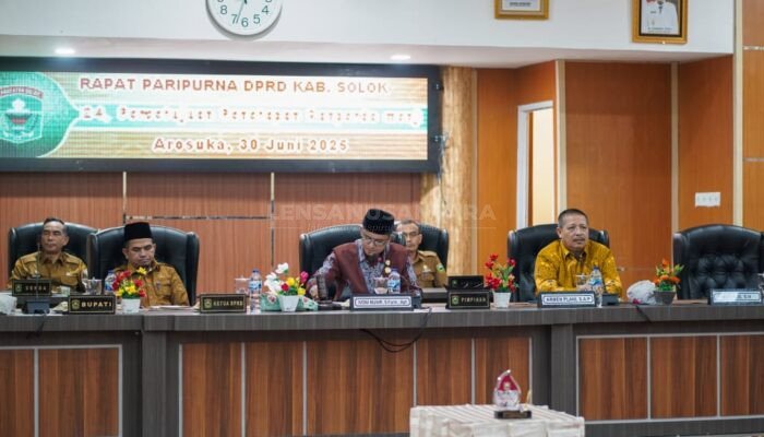 Rapat Paripurna DPRD dalam Rangka Penyampaikan Pandangan Akhir Bupati Terkait Ranperda Pertanggungjawaban APBD 2024
