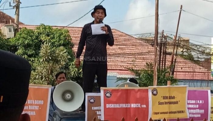 Ratusan Massa AMARAH Desak Hakim Netral Terkait Gugatan Bawaslu Sumsel, Jelang Putusan Akhir