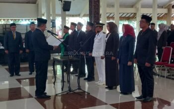 Lantik 7 Pejabat Eselon III, Bupati Hamid Minta Pahami Arah Visi Misi Bondowoso Berkah