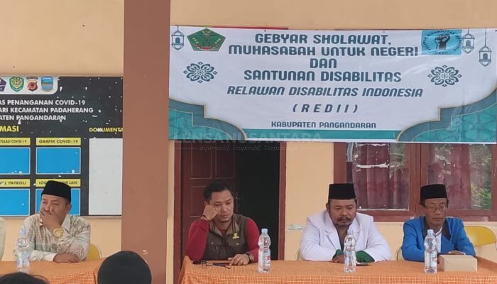 Relawan Disabilitas Pangandaran Gelar Santunan Sebanyak 60 Orang dan Gelar Sholawat