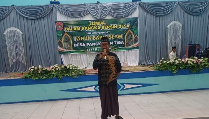Pemdes Pangkalan Tiga Adakan Lomba Bersih Desa Sekaligus Peringati Tahun Baru Islam 1447 H