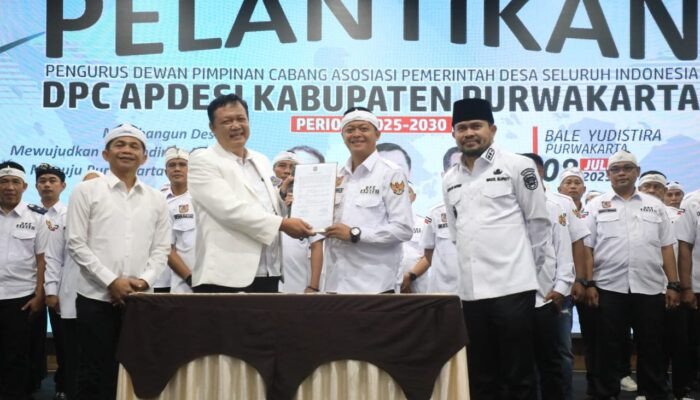 Apdesi Purwakarta Dilantik, Om Zein Ajak Kepala Desa Fokus pada Hal Sederhana