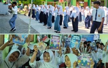 MPLS Ramah Dibuka Inspektur Jatim, SMKN 1 Klabang Deklarasi Anti Judol, Anti Korupsi, Anti Bullying Hingga Ikut Pecahkan Rekor MURI 