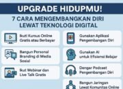 Upgrade Hidupmu! 7 Cara Mengembangkan Diri Lewat Teknologi Digital