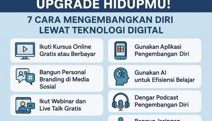 Upgrade Hidupmu! 7 Cara Mengembangkan Diri Lewat Teknologi Digital