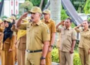 Apel Pagi Pemko Pematangsiantar, Wesly Sampaikan Evaluasi Rencana Aksi Reformasi Birokrasi General