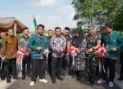 Bupati Pringsewu dan Dandim 0424/TGM Resmikan Jalan Koramil di Ambarawa