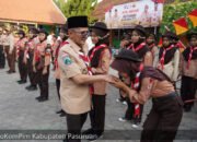 Kunjungi Kemah Kwarran Kecamatan Nguling Pasuruan, Kak Shobih: Adek-adek Pramuka Penggalang Harus Berani Tampil Sebagai Pemimpin