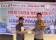 Upaya Stabilisasi Pasokan dan Harga Pangan, Polsek Sukosari Bondowoso Jual Beras Murah