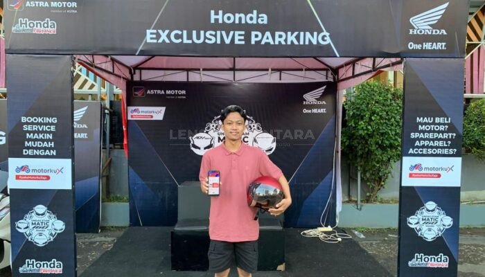 Honda Exclusive Parking Fasilitasi Pengguna Sepeda Motor Matic Premium Honda di Samarinda Square