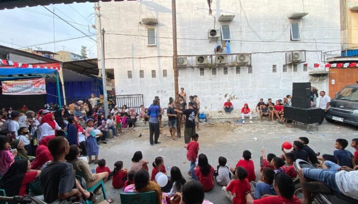 HUT RI ke-80, Lorong Mesjid Kelurahan Perdagangan I Kecamatan Bandar Meriah