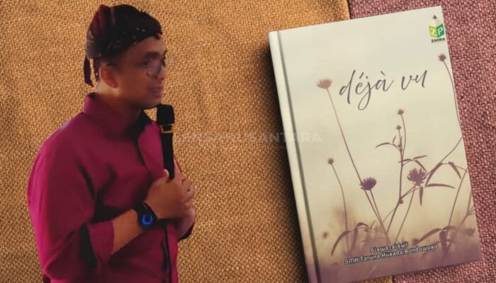 Instruktur Nasional Literasi Apresiasi Terbitnya Buku Deja Vu Karya Siswa SMK Taruna Husada Bondowoso