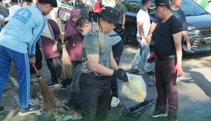 Pasca Pacu Jalur Sampah Menumpuk, Pemkab Kuansing Gelar Goro Massal
