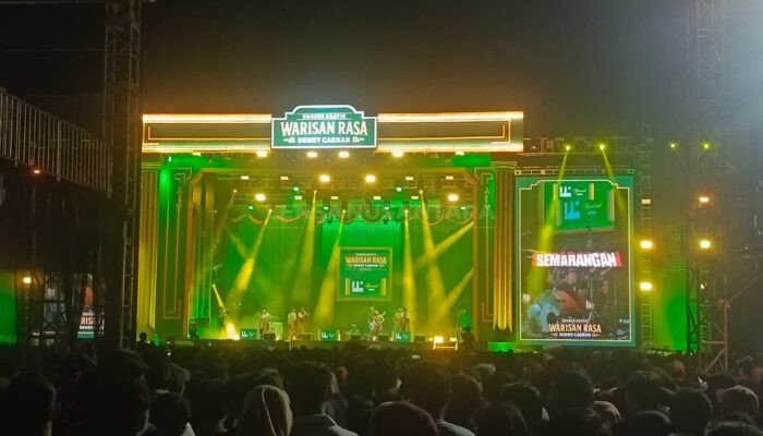 Konser Warisan Rasa Denny Caknan Sukses Guncang Rembang