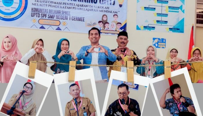 Kombel SPACE SMPN 1 Cermee Bondowoso Gelar IHT Transformasi Pembelajaran Mendalam