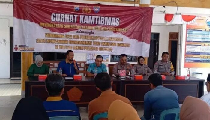 Polresta Sidoarjo Ajak Warga Jaga Kondusifitas Kamtibmas Lewat Forum Cangkrukan