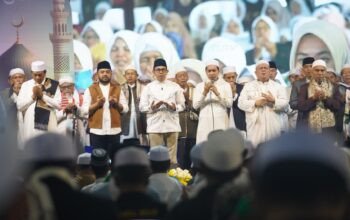 Ribuan Jamaah Padati Majelis Maulid Riyadlul Jannah di Pasar Induk Among Tani Kota Batu, Doa Tulus untuk Kedamaian Indonesia