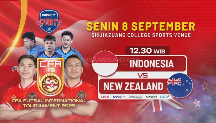 Timnas Futsal Indonesia Siap Bertarung di Ajang CFA International Tournament 2025, Saksikan di MNCTV