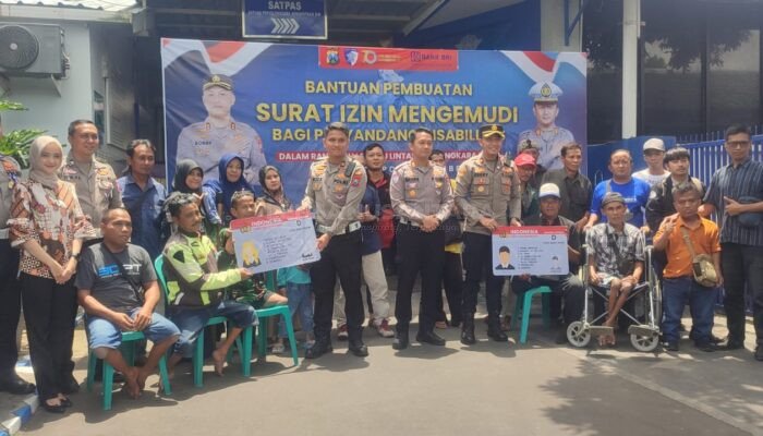 Setelah HUT Lalu Lintas Bhayangkara ke-70, Satlantas Jember Beri SIM D Gratis Bagi Penyandang Disabilitas