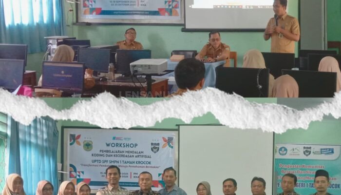 Guru SMPN 1 Taman Krocok Bondowoso Dilatih Wujudkan Pembelajaran Mendalam