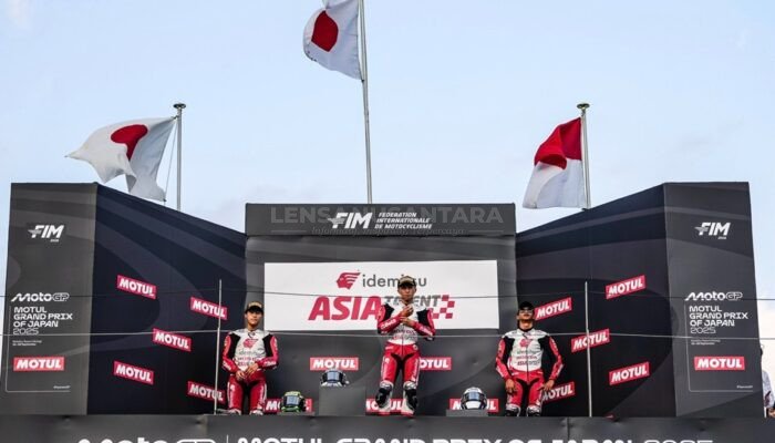 Tembus Top 3 Klasemen, Pebalap Astra Honda Tampil Kencang di IATC Motegi