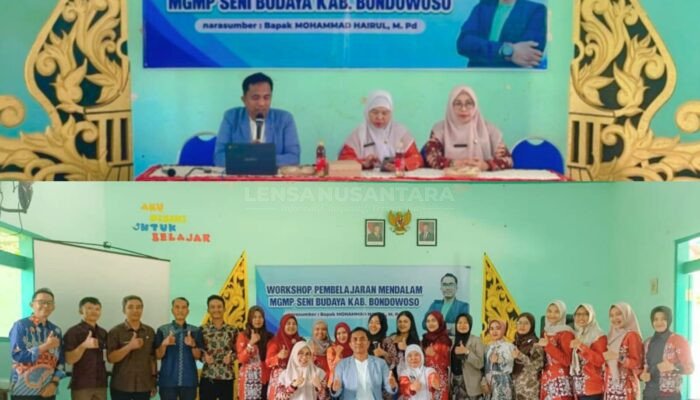 Workshop MGMP Seni Budaya SMP Negeri Kabupaten Bondowoso Antusias Wujudkan Pembelajaran Olah Hati dan Rasa