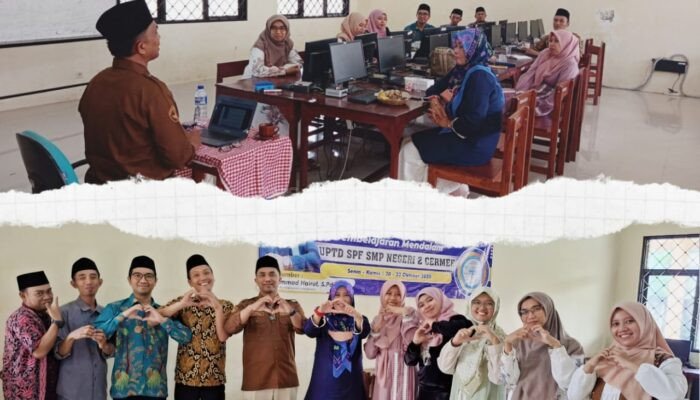 Vibes Positif Warnai Workshop Pembelajaran Mendalam di SMPN 2 Cermee Bondowoso